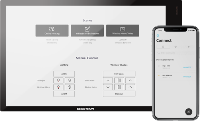 Crestron Touchpanel der 70er Serie